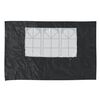 vidaXL Party Tent Sidewall 2 pcs with Window PE Anthracite