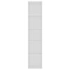 vidaXL Book Cabinet White 40x30x189 cm Engineered Wood
