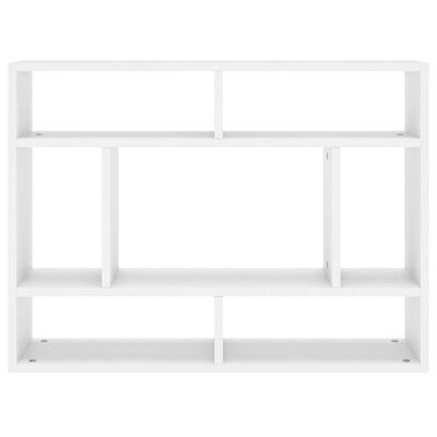 vidaXL Wall Shelf White 75x16x55 cm Engineered Wood, white vidaXL Wall Shelf White 75x16x55 cm Engineered Wood