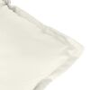 vidaXL Garden Bench Cushions 2 pcs Melange Cream 120x50x7 cm Fabric