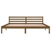 vidaXL Bed Frame without Mattress Solid Wood Pine 200x200cm Honey Brown