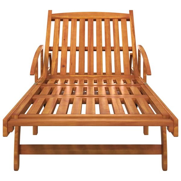 vidaXL Sun Loungers 2 pcs Solid Wood Acacia