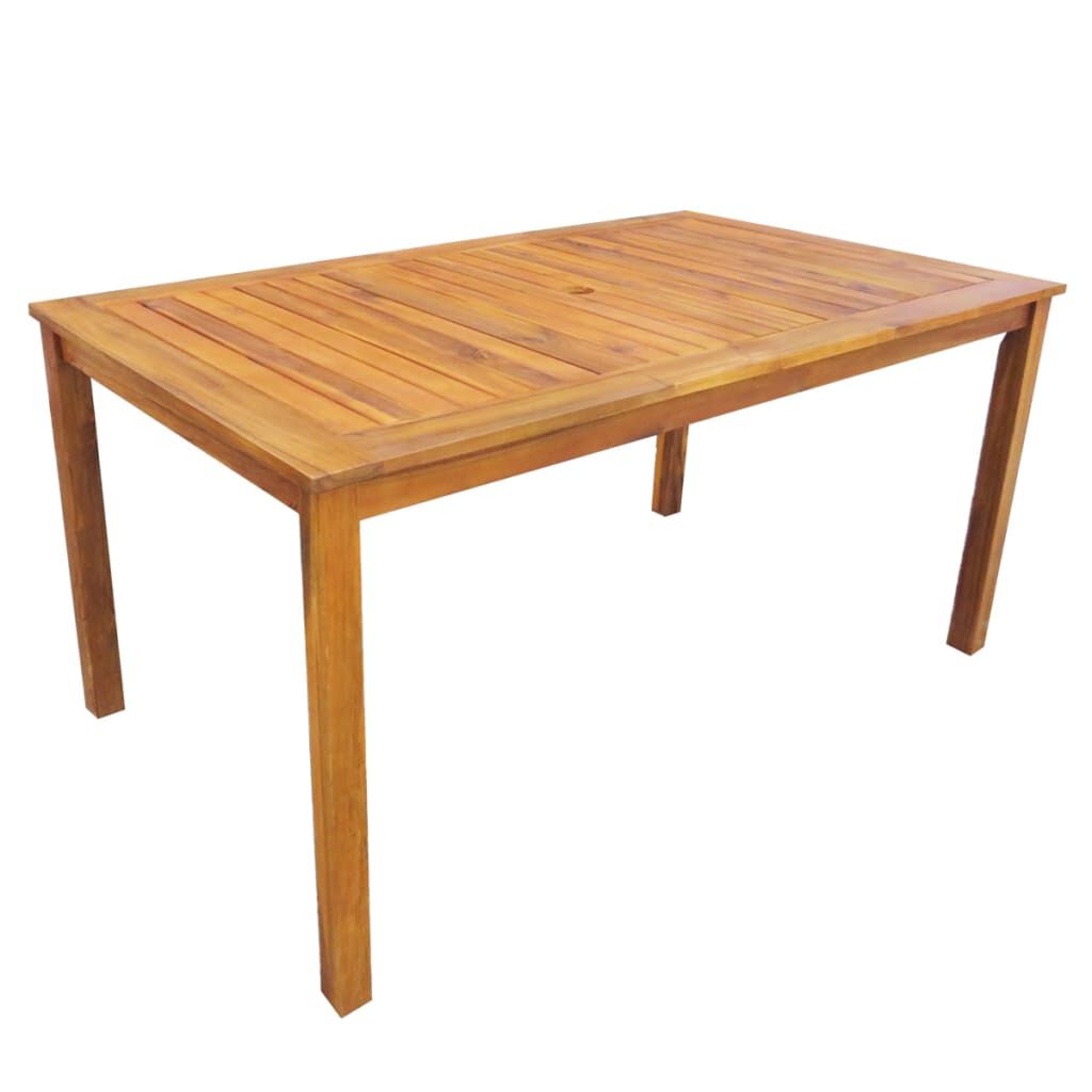 vidaXL 7 Piece Outdoor Dining Set Solid Acacia Wood