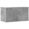 vidaXL Storage Chest Concrete Grey 84x42x46 cm Engineered Wood