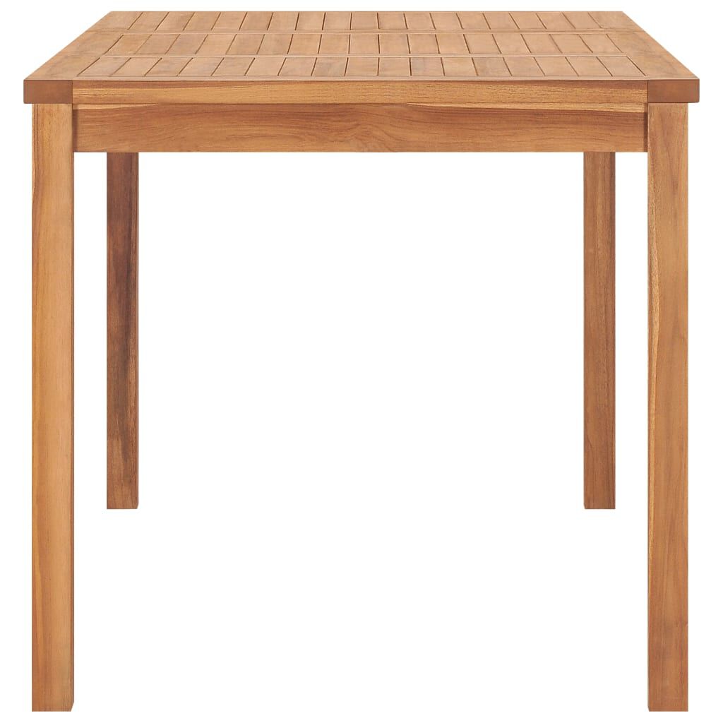 vidaXL 7 Piece Garden Dining Set Solid Teak Wood