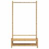 vidaXL Clothes Rack with Shelves 103x40x183 cm Bamboo