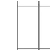 vidaXL 4-Panel Room Divider White 200x220 cm Fabric