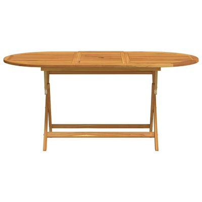 vidaXL Folding Garden Table 160x85x75 cm Solid Eucalyptus Wood, brown vidaXL Folding Garden Table 160x85x75 cm Solid Eucalyptus Wood