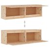 vidaXL Wall Cabinets 2 pcs 60x30x35 cm Solid Pinewood