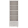 vidaXL Highboard HAMAR White 60x35x180 cm Solid Wood Pine
