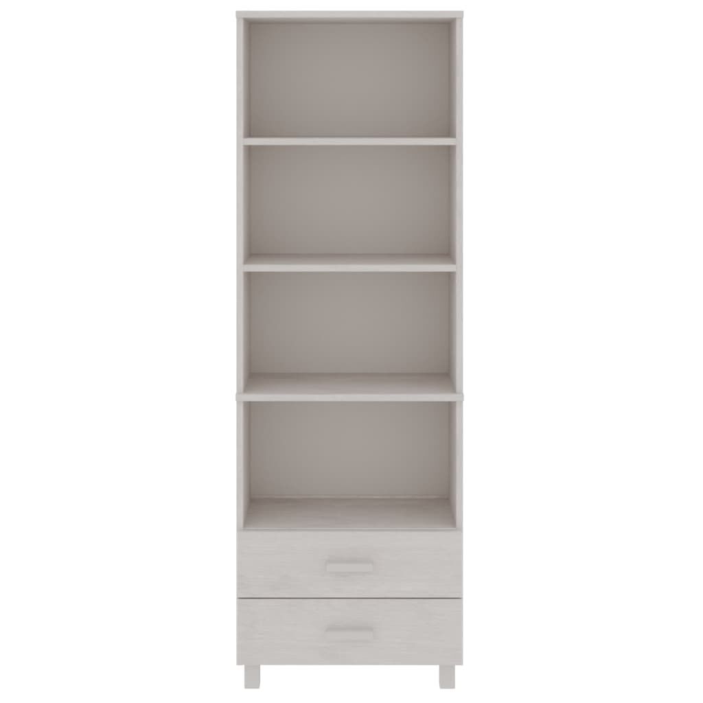 vidaXL Highboard HAMAR White 60x35x180 cm Solid Wood Pine