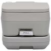 vidaXL Portable Camping Toilet Grey 10+10 L