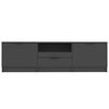 vidaXL TV Cabinet Black 140x35x40 cm Engineered Wood