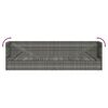 vidaXL Garden Bed Grey 200x60 cm Poly Rattan