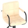 vidaXL Bar Stools 2 pcs Cream Velvet