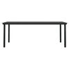 vidaXL 7 Piece Garden Dining Set with Cushions Grey