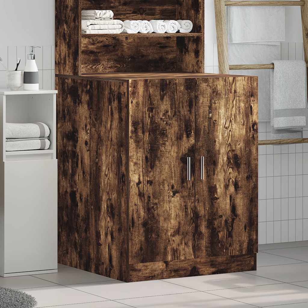 vidaXL Washing Machine Cabinet Smoked Oak 71x71.5x91.5cm
