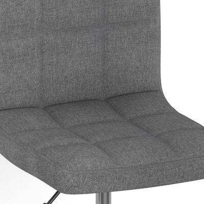 vidaXL Swivel Dining Chairs 6 pcs Light Grey Fabric, light grey vidaXL Swivel Dining Chairs 6 pcs Light Grey Fabric