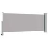 vidaXL Patio Retractable Side Awning 100 x 300 cm Grey