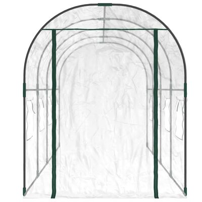 vidaXL Greenhouse Transparent 160x400x190 cm PVC&Powder-coated Steel,  vidaXL Greenhouse Transparent 160x400x190 cm PVC&Powder-coated Steel