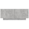 vidaXL TV Cabinet Concrete Grey 100x35x40 cm Engineered Wood