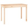vidaXL Dining Table 110x55x75 cm Solid Wood Pine