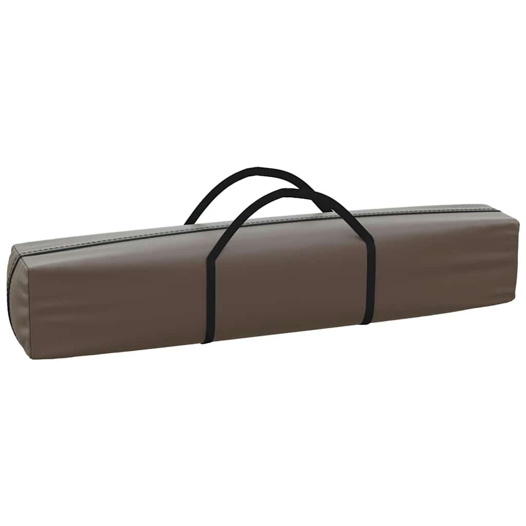 vidaXL Folding Party Tent with Sidewalls Taupe 3x3 m