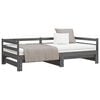 vidaXL Pull-out Day Bed without Mattress Grey 2x(90x200)cm
