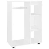 vidaXL Wardrobe White 80x40x110 cm Engineered Wood, white vidaXL Wardrobe White 80x40x110 cm Engineered Wood