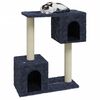 vidaXL Cat Tree with Sisal Scratching Posts Dark Grey 60 cm