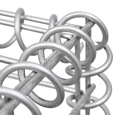 vidaXL Gabion Basket Galvanised Steel 300x30x50 cm,  vidaXL Gabion Basket Galvanised Steel 300x30x50 cm