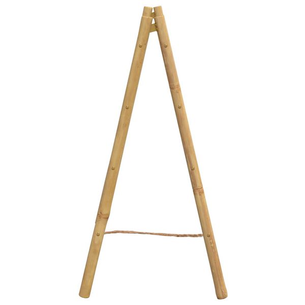vidaXL Double Towel Ladder with 4 Rungs 90x50x100 cm Bamboo