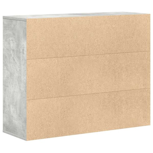 vidaXL Sideboard Concrete Grey 88x30x70 cm Engineered Wood