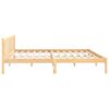vidaXL Bed Frame without Mattress Solid Wood 200x200 cm