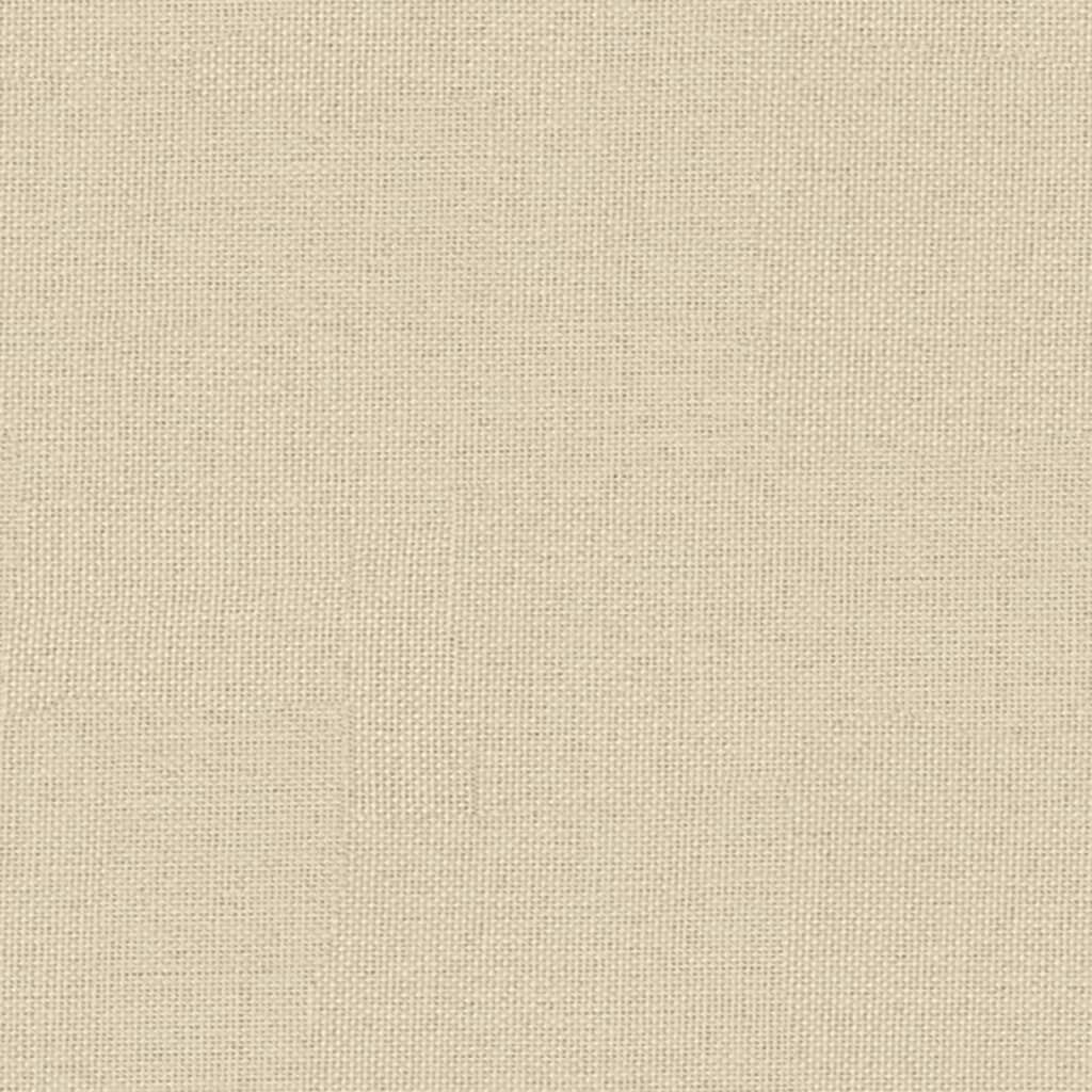 vidaXL Recliner Chair Cream Fabric