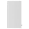 vidaXL Hanging Glass Cabinet Lyon White 60x31x60 cm Engineered Wood