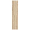 vidaXL Book Cabinet/TV Cabinet Sonoma Oak 36x30x143 cm Engineered Wood