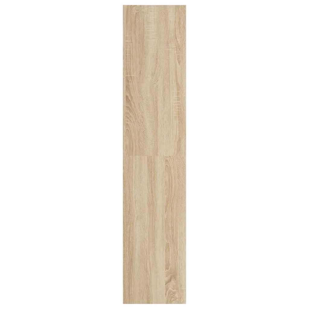 vidaXL Book Cabinet/TV Cabinet Sonoma Oak 36x30x143 cm Engineered Wood