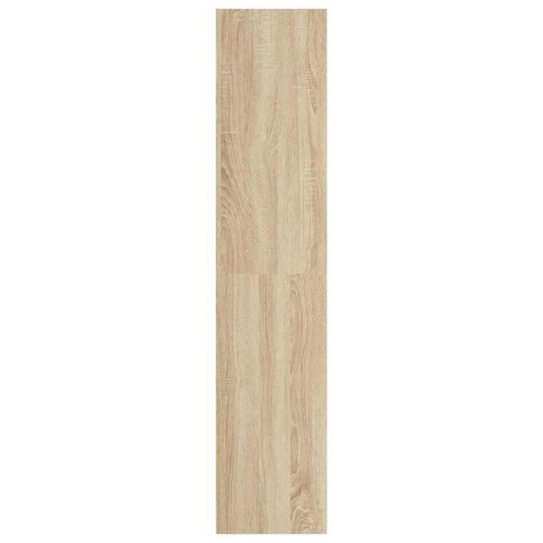 vidaXL Book Cabinet/TV Cabinet Sonoma Oak 36x30x143 cm Engineered Wood