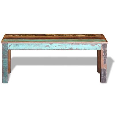 vidaXL Bench Solid Reclaimed Wood 110x35x45 cm,  vidaXL Bench Solid Reclaimed Wood 110x35x45 cm