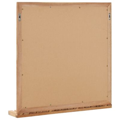vidaXL Bathroom Mirror 60x12x62 cm Solid Walnut Wood,  vidaXL Bathroom Mirror 60x12x62 cm Solid Walnut Wood