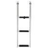 vidaXL Folding Boarding Ladder 3-step Stainless Steel