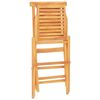 vidaXL Folding Chairs 4 pcs 47x63x90 cm Solid Wood Teak