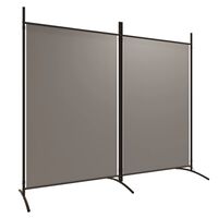 vidaXL 2-Panel Room Divider Anthracite 175x180 cm Fabric, anthracite vidaXL 2-Panel Room Divider Anthracite 175x180 cm Fabric