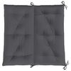 vidaXL Garden Bench Cushion Anthracite 100x(50+50)x7cm Oxford Fabric