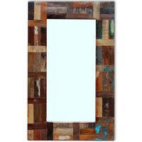 vidaXL Mirror Solid Reclaimed Wood 80x50 cm,  vidaXL Mirror Solid Reclaimed Wood 80x50 cm