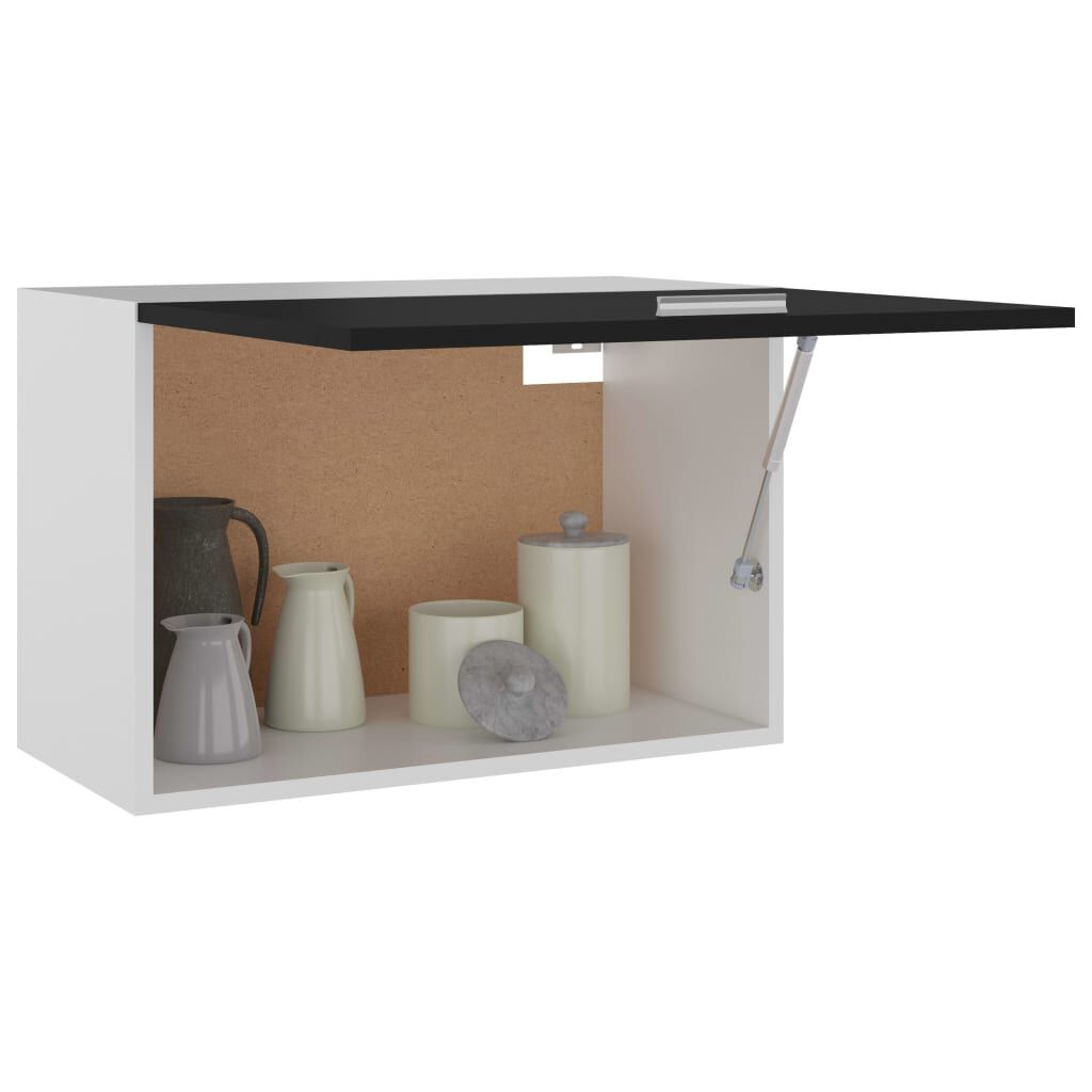 vidaXL Hanging Cabinet Lyon Black 60x31x40 cm Engineered Wood
