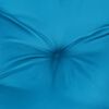 vidaXL Pallet Cushion Blue 50x50x12 cm Fabric