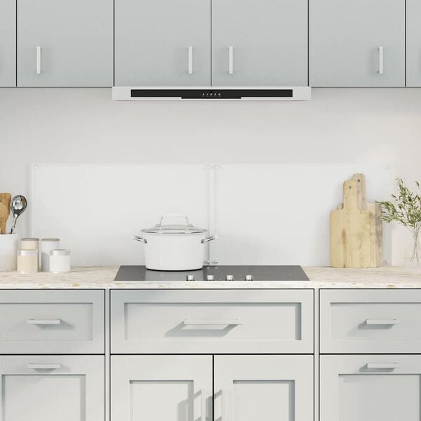 vidaXL Kitchen Backsplashes 2 pcs Transparent 70x60 cm Tempered Glass