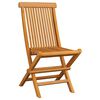 vidaXL Folding Garden Chairs 8 pcs Solid Teak Wood